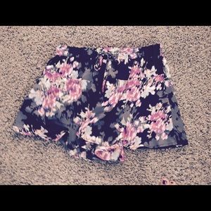 Floral skort