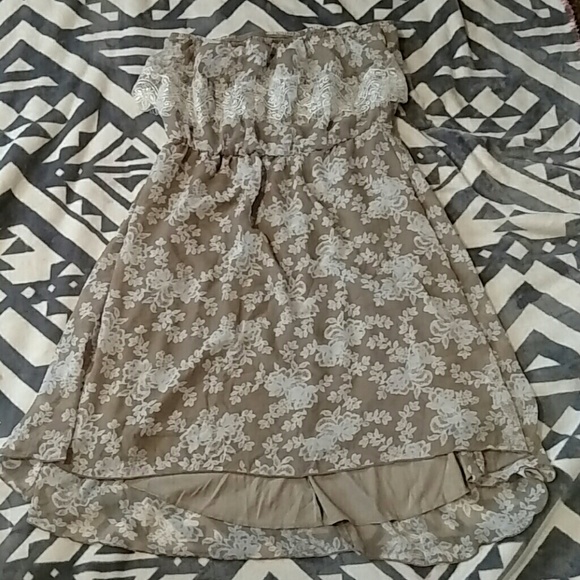 High low tube dress