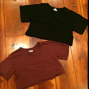 2 for $25!!!!! Silence & Noise Crop Tees