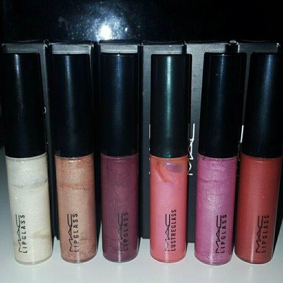 MAC LOT OF LIPGLASS, LUSTREGLASS AND DUO EYESHADOW