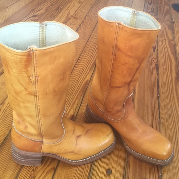 Vintage NO LABEL Frye Campus style boots