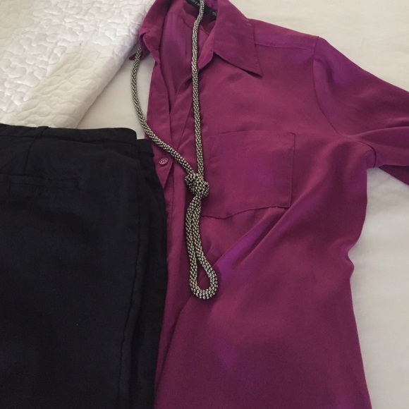 Beautiful Wine color blouse!