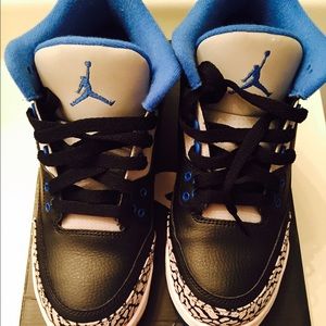 Authentic Jordan 3 Sport Blue Cement size 7