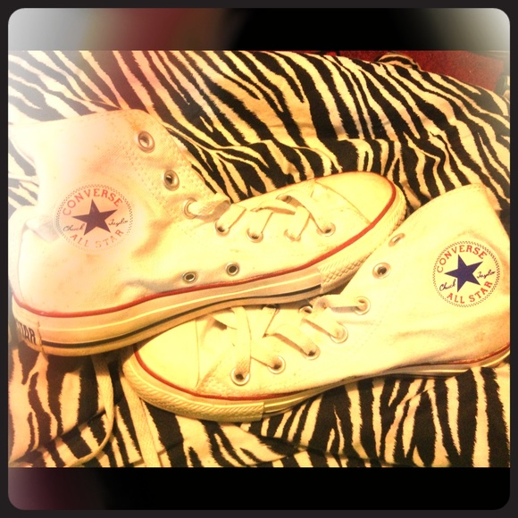 White high top converse
