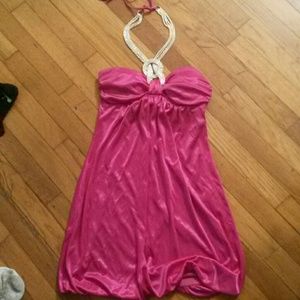Short pink dress