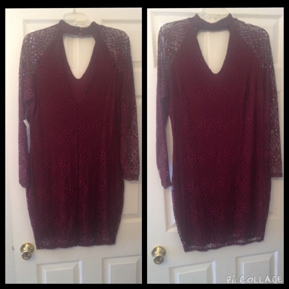 Charlotte Russe 1x lace dress