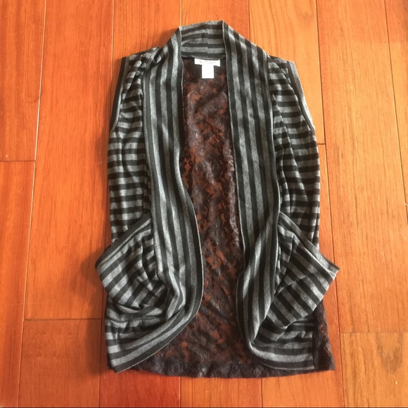 Lace back sleeveless top