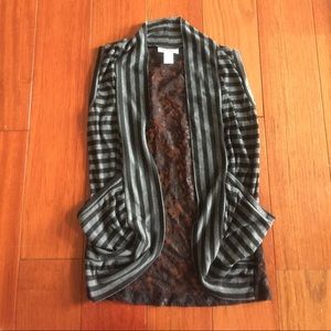 Lace back sleeveless top