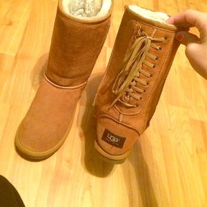 Chestnut uggs size 8