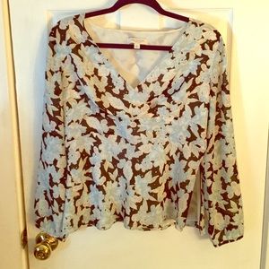 Ann Taylor long Sleeved Blouse.