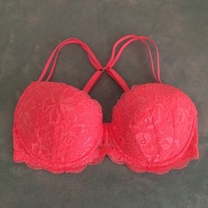 PINK coral bra TRADE WITH APRIL