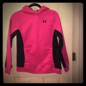 Looks like new! Under Armour pink hoodie!