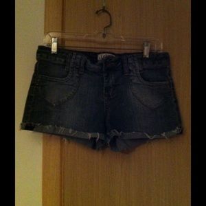 L.e.i fringe shorts