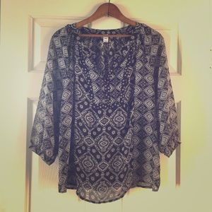 💕Sheer Bohemian Blouse💕
