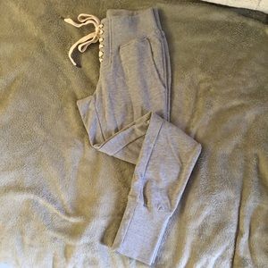 Lace Up Front Jogger Sweatpants