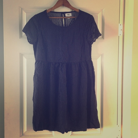 😍Navy/Black Babydoll Dress😍