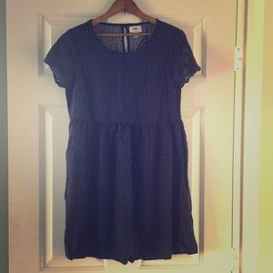 😍Navy/Black Babydoll Dress😍