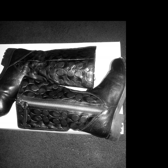 Salt damage on both toes..COACH