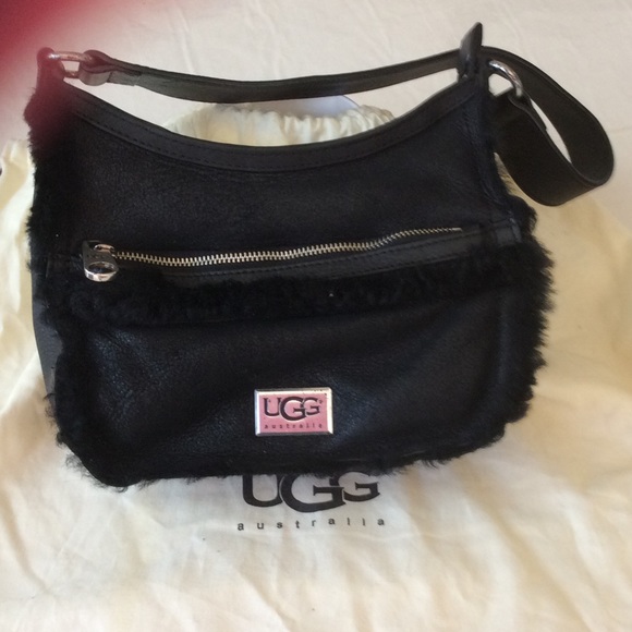 Beautiful UGG bag sheepskin shearling black
