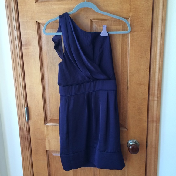 BCBG Generation- 1 shoulder dress with Pockets