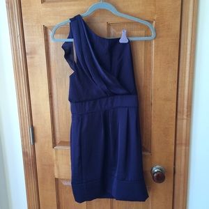 BCBG Generation- 1 shoulder dress with Pockets