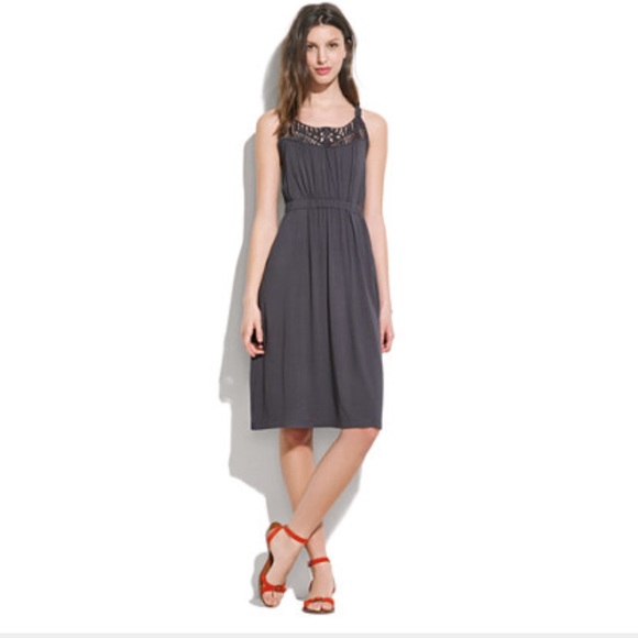 Pre-LOVED Madewell crochet midi dress in M