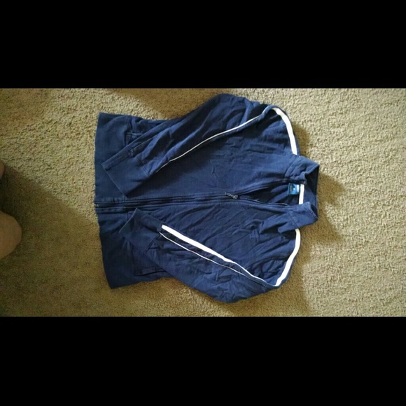 Navy zip up