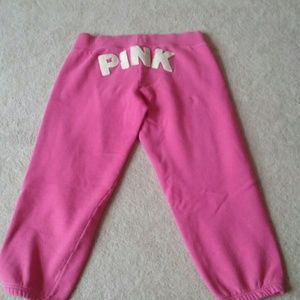 Victoria secret pink Capri sweats