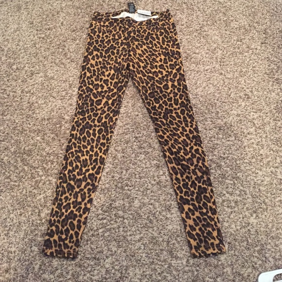 Leopard jeggings
