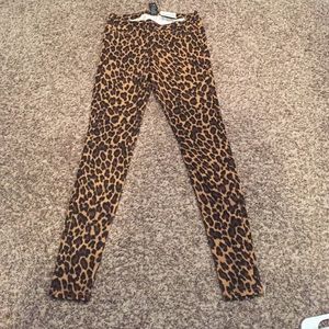 Leopard jeggings