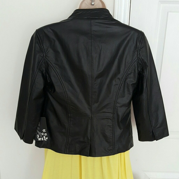 Zara Leather Jacket - Picture 3 of 4