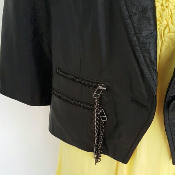 Zara Leather Jacket - Picture 4 of 4