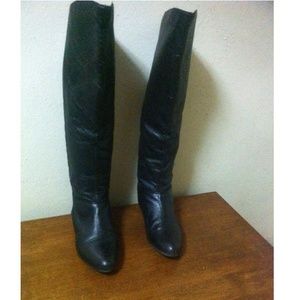 Steve Madden Black Leather Boots