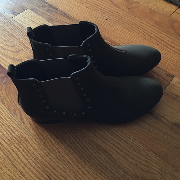 Suede Chelsea booties