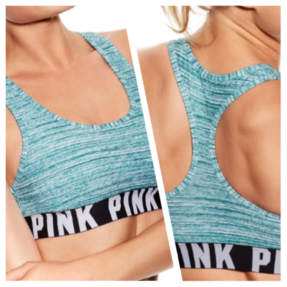 🆕PINK Cotton Bra Top - Picture 1 of 4