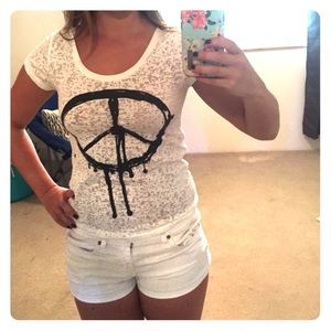 Cotton t shirt PEACE