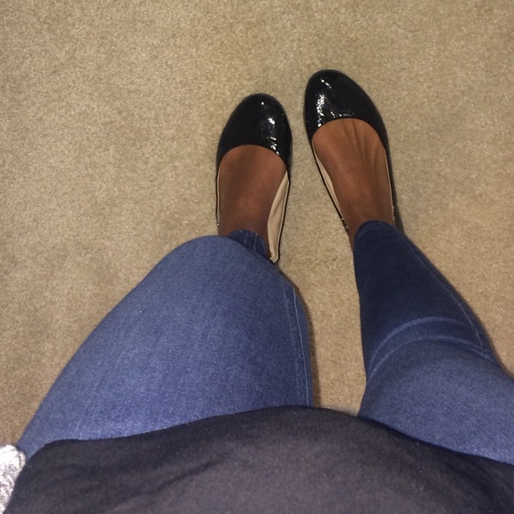 Black Patent Ballet Flats