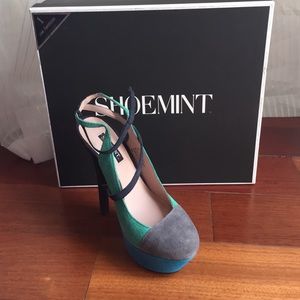 Daniele-Green Multicolor Heels