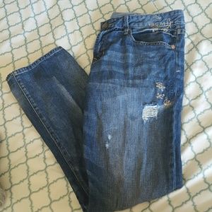 Gap 1969 Real Straight Embroidered Jeans sz 32