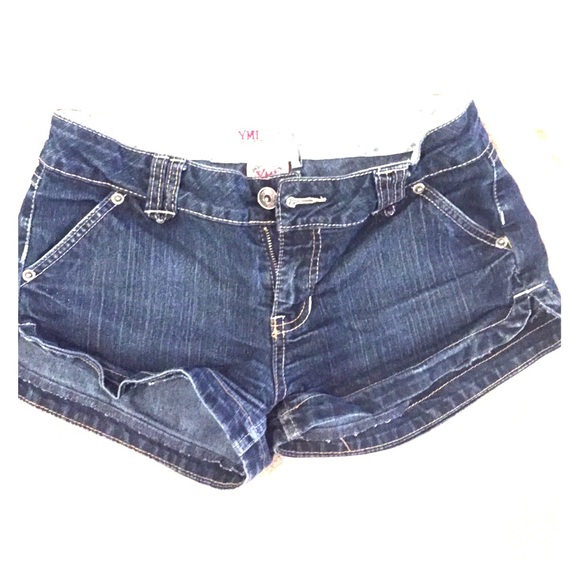 Denim jean shorts