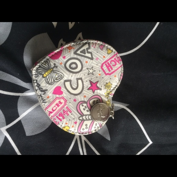 Coach coin purse and matching id holder