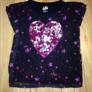 Girls Justice Sparkly Top