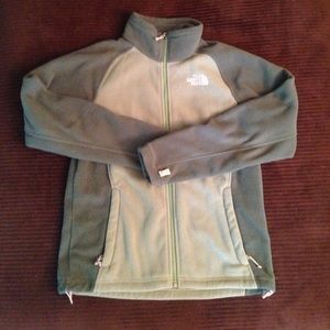 Green NorthFace Fleece