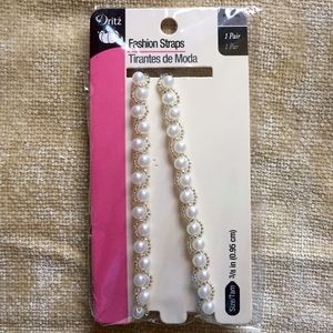 Pearl bra straps