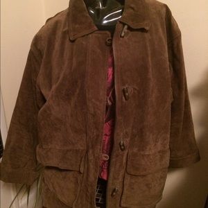 Quilted Suede Jacket/Coat