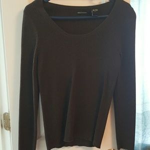 NWOT dark Brown sweater