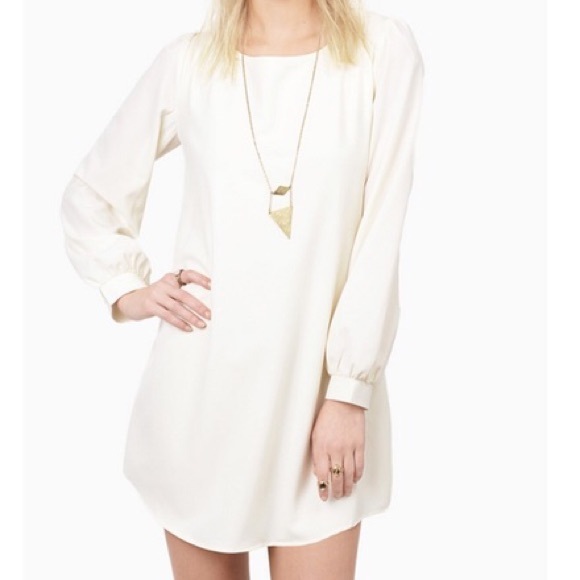 Tobi White Shift Dress