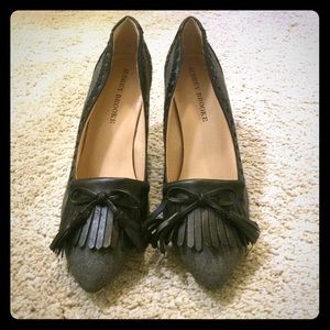 Grey an black high heels, like new!