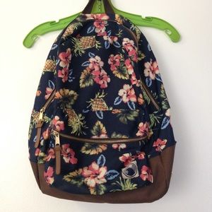 Pineapple Printed Backpack