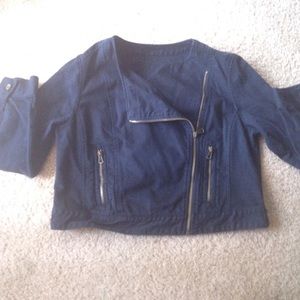 Denim Moto Jacket